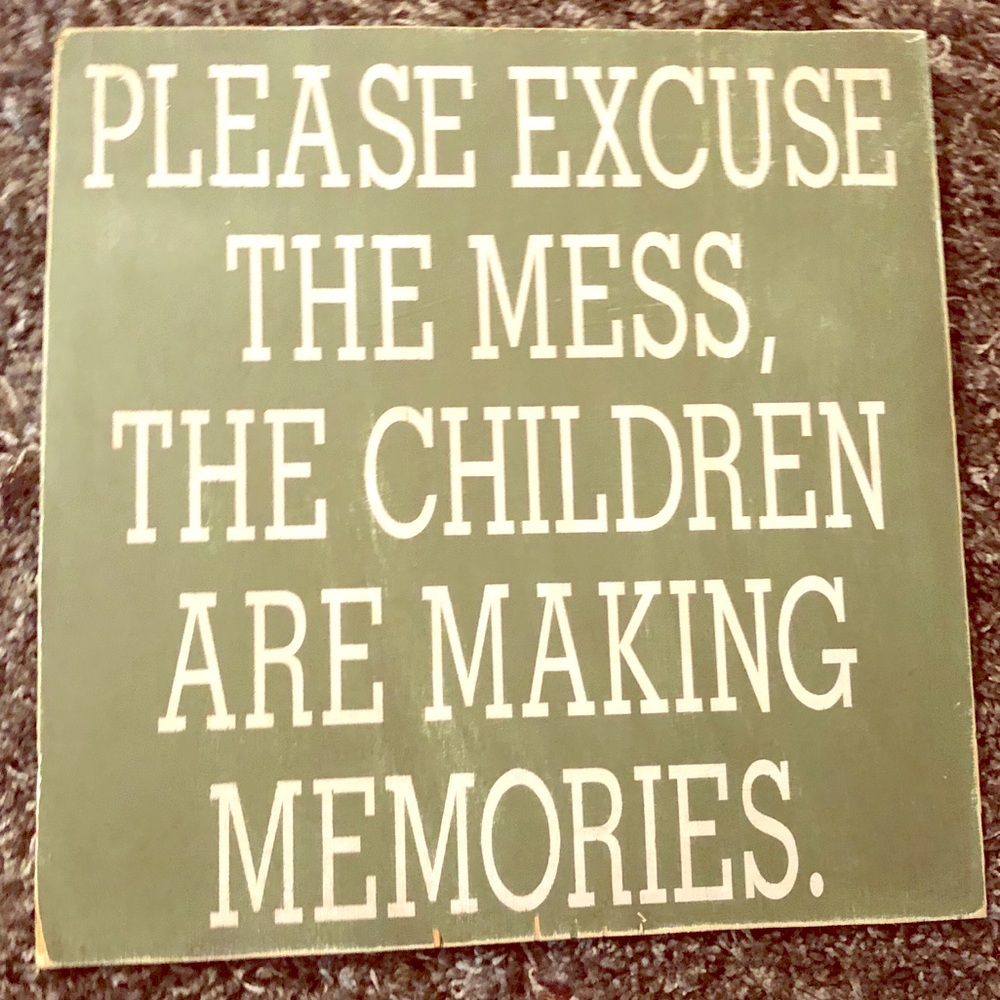 Wooden hanging wall decor